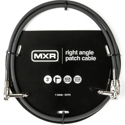 Jim Dunlop MXR  Guitar Effects Pedal Patch Cable 3 foot in Black