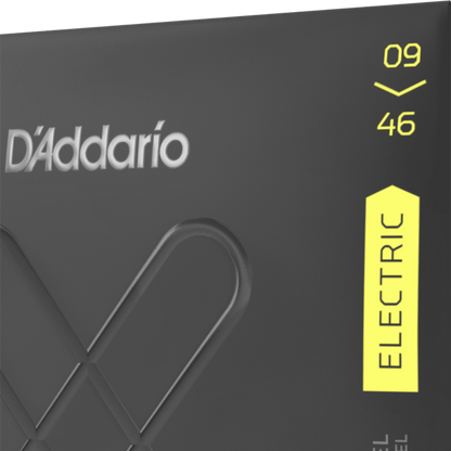 D'Addario XTE0946 XT Nickel Plated Steel Electric Guitar Strings Super Light Top Regular Bottom  .009-.046  Gauge