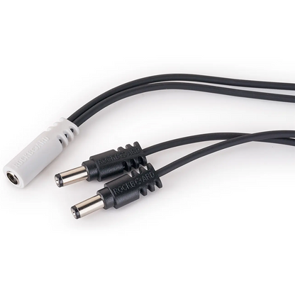 RockBoard Power Ace Current Doubler 2 x 2.1 x 5.5 mm Barrel Plug (parallel) to 2.1 x 5.5 mm Barrel Socket Y Cable