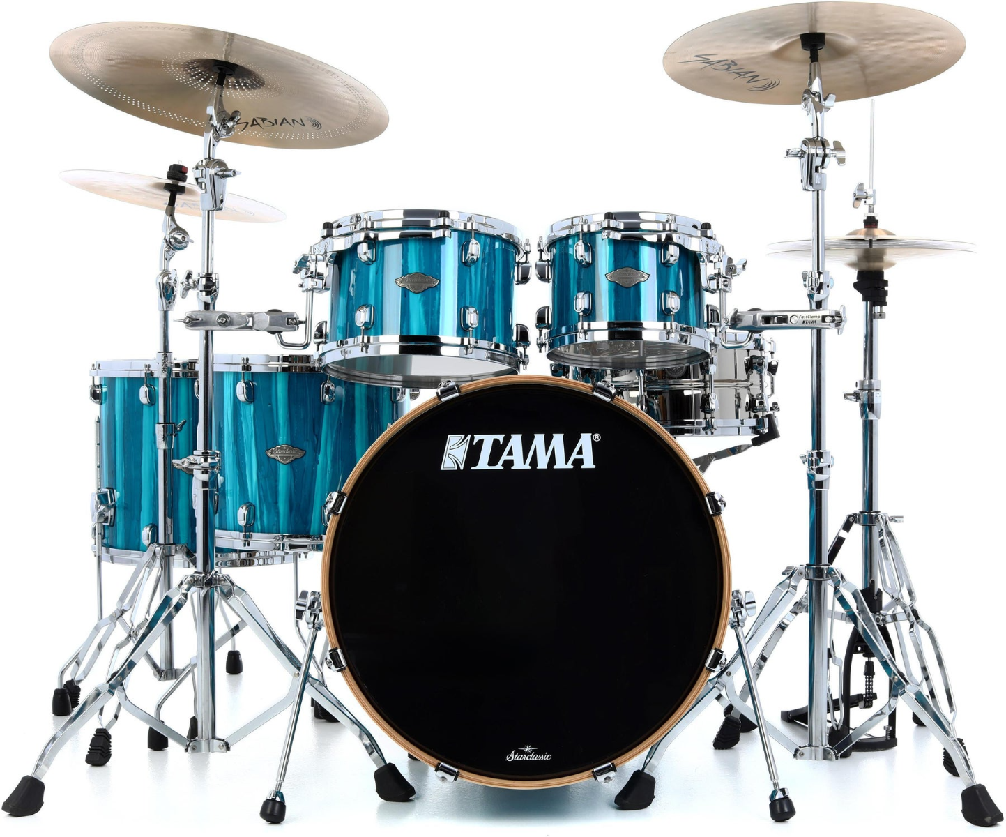 Tama MBS52RZS Starclassic Performer Maple/Birch 5-Piece Shell Kit in Sky Blue Aurora