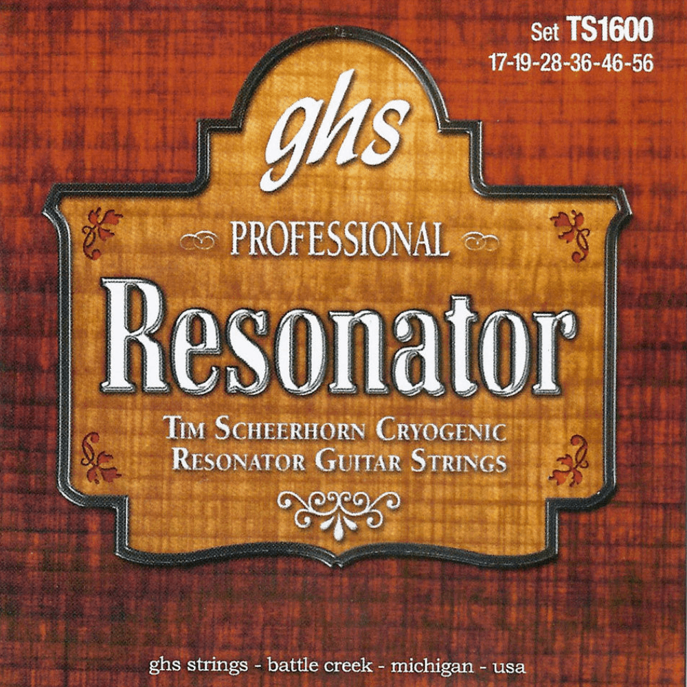 GHS TS1600 Tim Scheerhorn Resonator Guitar Strings 17-56