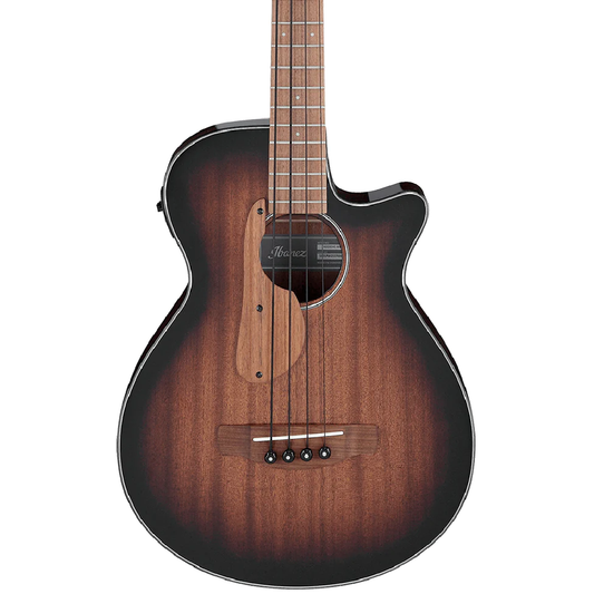 Ibanez AEGB24E Acoustic Bass in Mahogany Sunburst High Gloss
