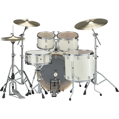 Yamaha Stage Custom Birch Euro 5-Piece Drum Kit in Classic White