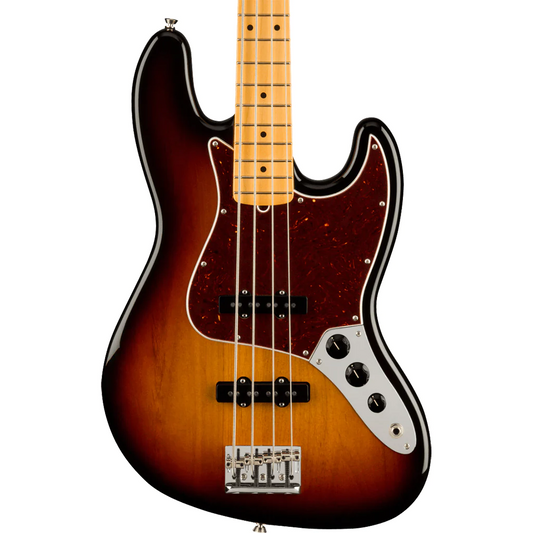 Fender American Professional II Jazz Bass, Maple Fingerboard in 3 Color Sunburst