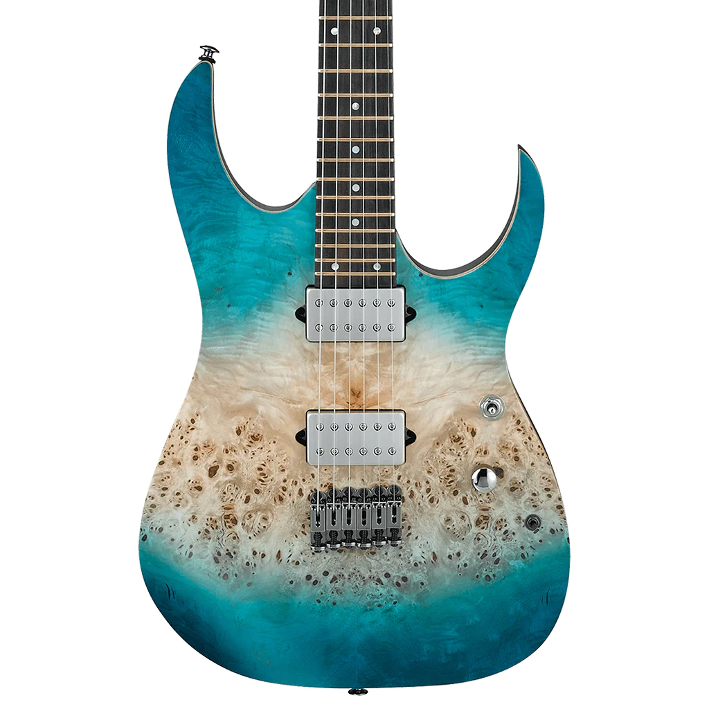 Ibanez RG1121PB Electric Guitar in Caribbean Islet Flat