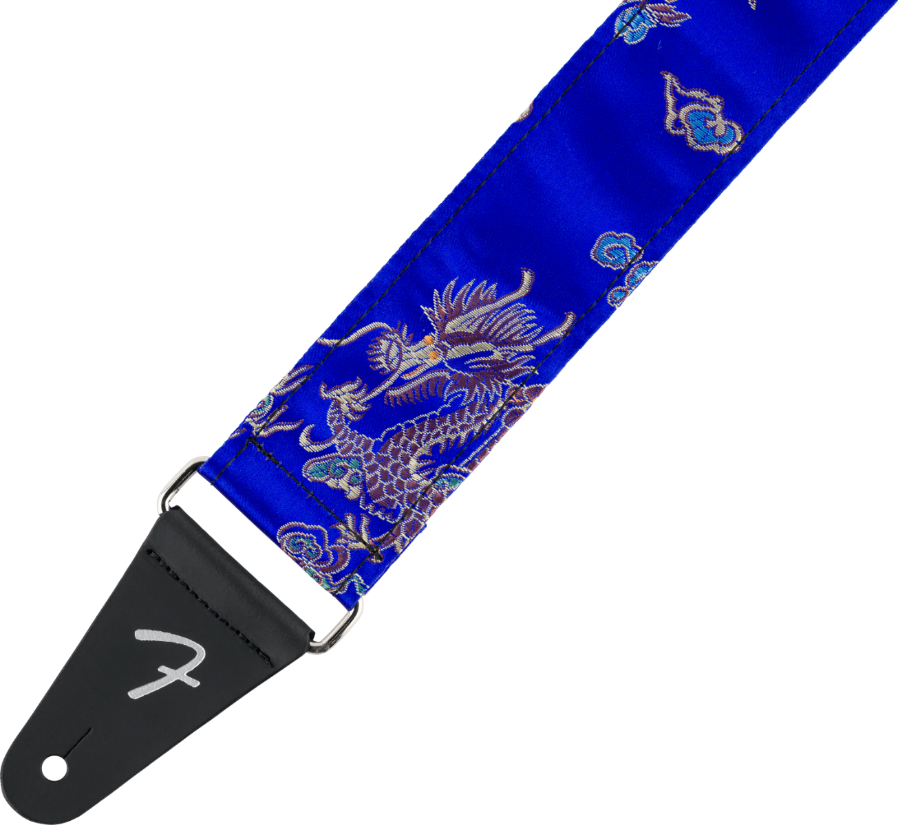 Fender Satin Dragon Strap in Royal Blue