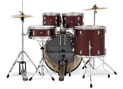 PDP Center Stage 22" 5 Piece Drum Kit in Ruby Red Sparkle