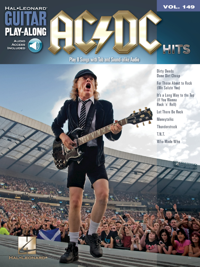 AC/DC Hits Guitar Play Along Volume 149 Tab