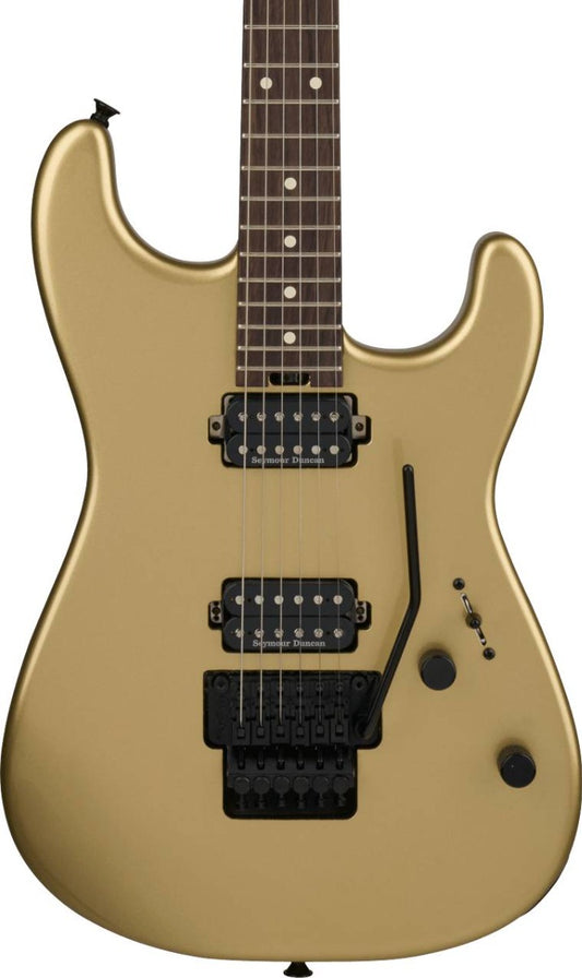 Charvel Pro-Mod San Dimas Style 1 HH FR RW, Rosewood Fingerboard in Pharaohs Gold