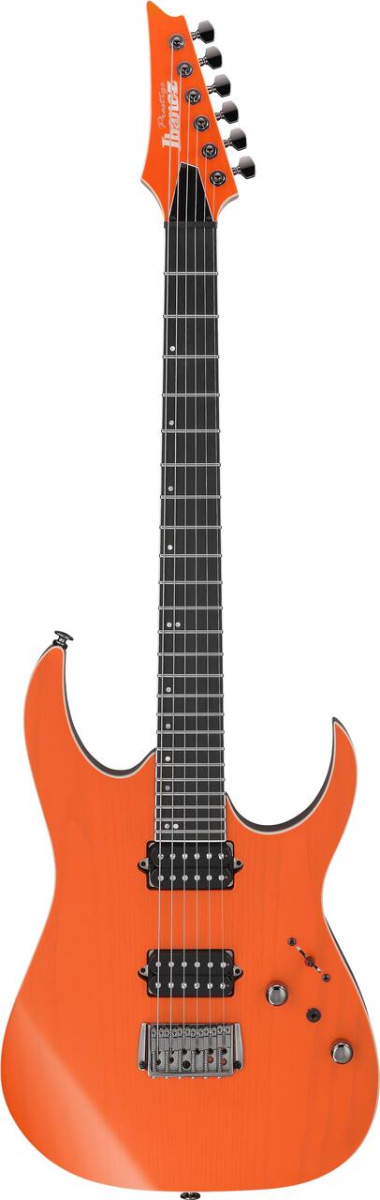 Ibanez Prestige RGR5221R Electric Guitar in Transparent Fluorescent Orange