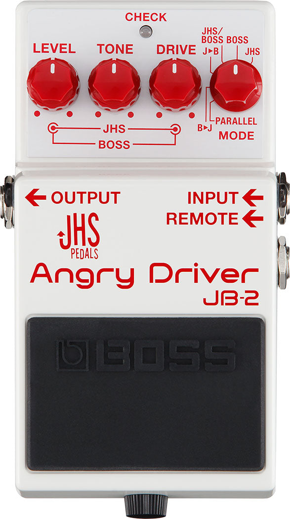 Boss JB2 Angry Driver Dual Overdrive Pedal JHS Pedals Special Edition