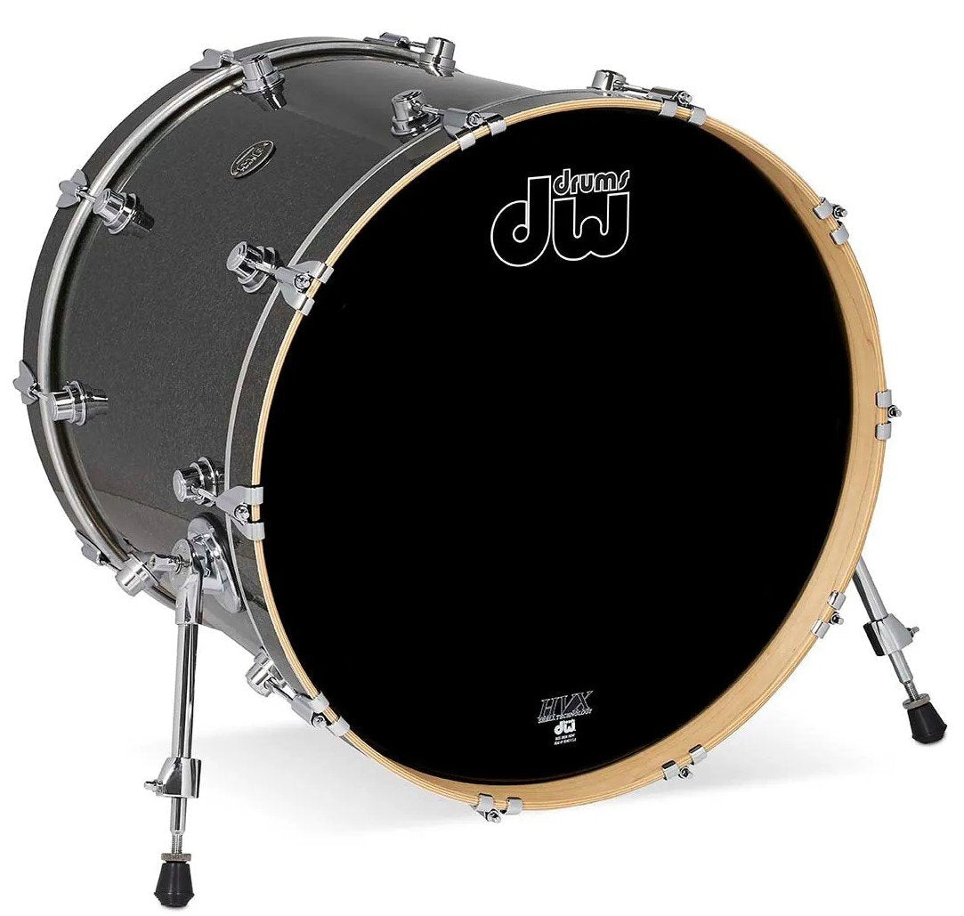 DW Performance Series Kick Drum Pewter Sparkle Finish Ply 18" x 22"