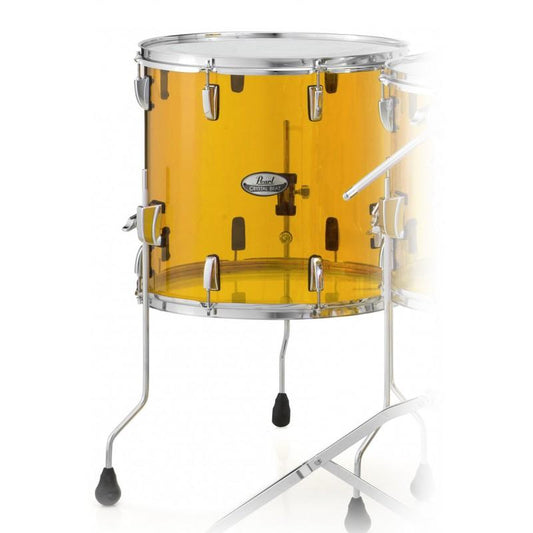 Pearl Crystal Beat 18"X16" Floor Tom Tangerine Glass
