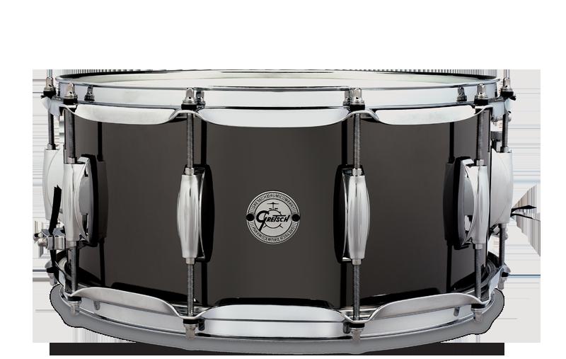 Gretsch Full Range Series 6.5" x 14" Black Nickel Over Steel Snare Drum