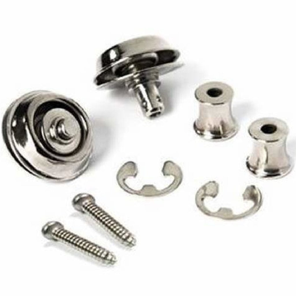 Jim Dunlop Dual Strap Locks in NICKEL