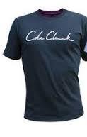 COLE CLARK SIGNATURE TEE LARGE Size in BLACK
