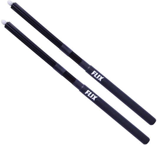 Flix Rock Fiber Tip Drumsticks in Black