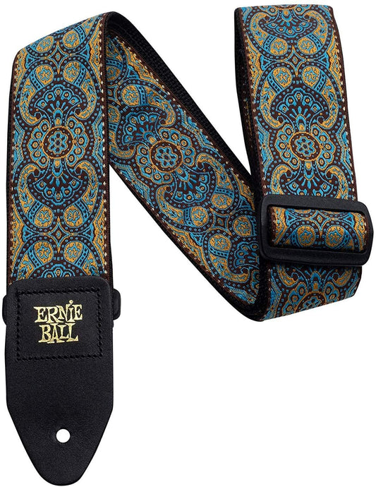 Ernie Ball Jacquard Guitar Strap Or Bass Strap in Imperial Paisley