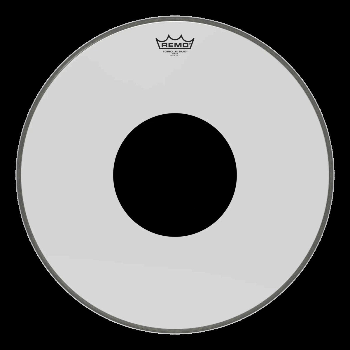 Remo Controlled Sound Clear Black Dot 20" Bass Drumhead