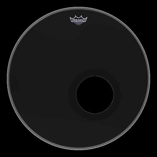 Remo Powerstroke P3 5" Dynamo Installed Ebony 20" Drumhead