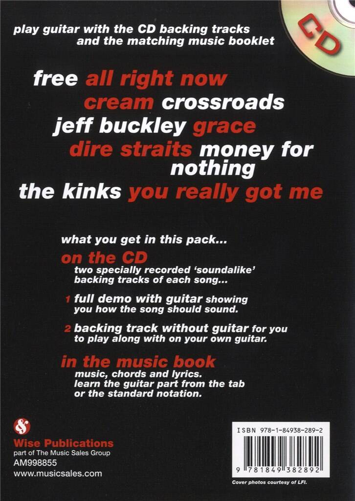 Play Along Guitar Classic Rock BOOKLET/CD