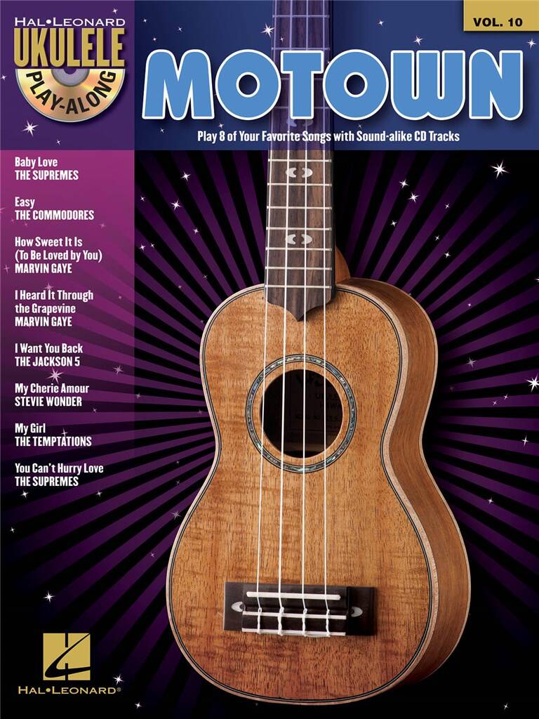 Motown Ukulele Play Along Volume 10 Bk/Cd