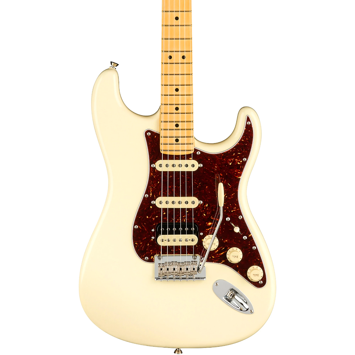Fender American Professional II Stratocaster, Maple Fingerboard in Olympic White