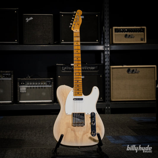 Fender Custom Shop 1959 Telecaster Journeyman Relic Electric Guitar in Natural Blonde