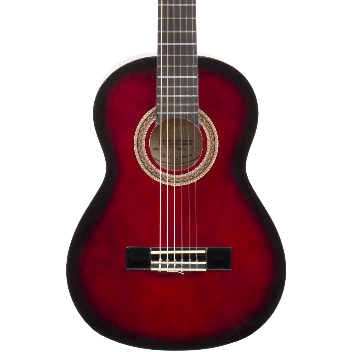 Valencia Series 100 1/4 Size Classical Guitar in Red Sunburst