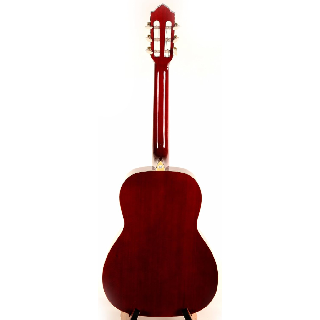 Ashton SPCG34 Starter Classical Guitar Pack in Transparent Red Burst