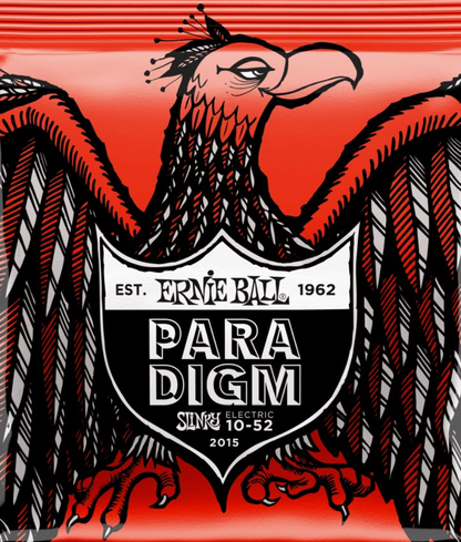 Ernie Ball Skinny Top Heavy Bottom Slinky Paradigm Electric Guitar Strings 10-52 Gauge