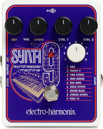 Electro Harmonix SYNTH9 Synthesizer Machine Pedal
