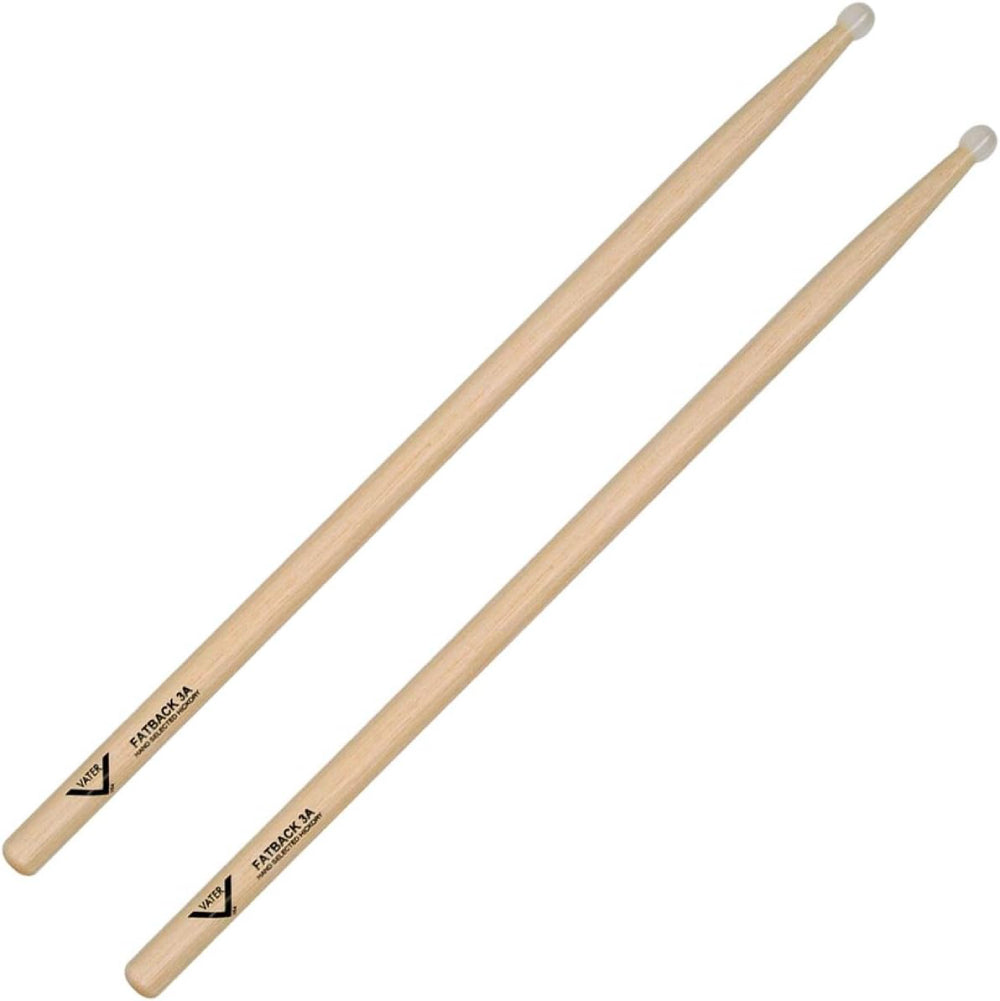 Vater VH3AN 3A Fatback Nylon Tip Drumsticks
