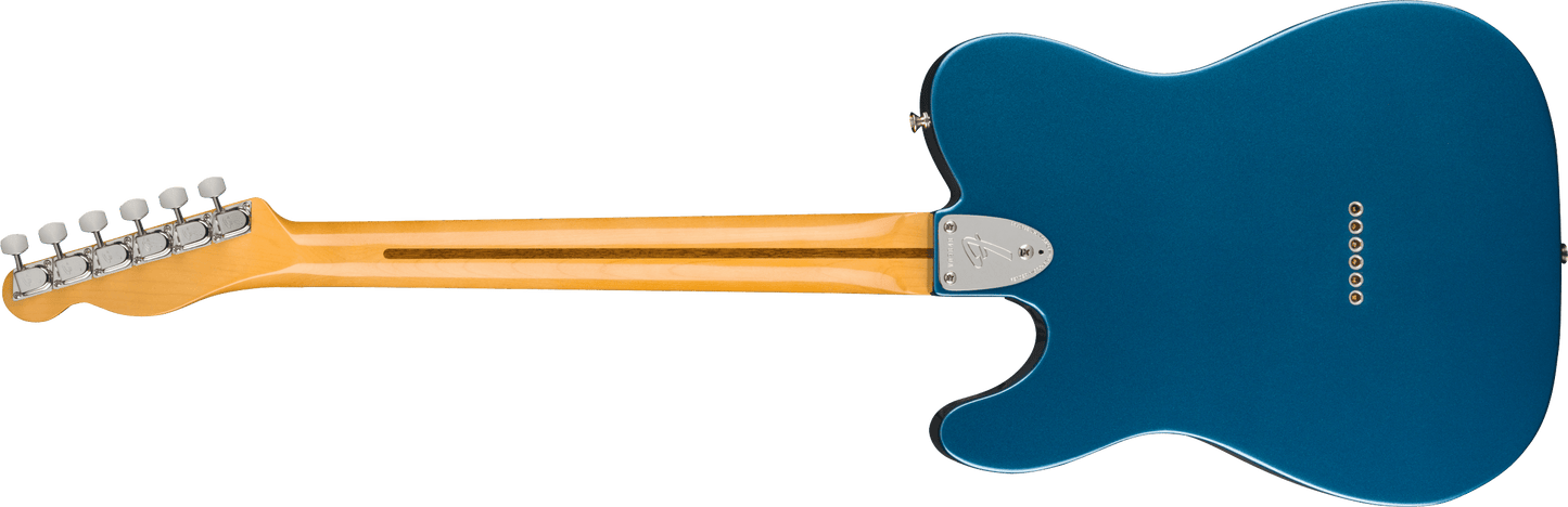 Fender American Vintage II 1972 Telecaster Thinline, Maple Fingerboard in Lake Placid Blue