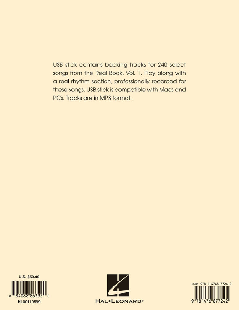 The Real Book Volume 1 C Inst USB Play Along