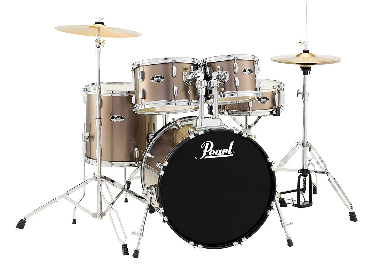 Pearl PDRS525SCC707 Roadshow Fusion Plus 5 Piece Drum Kit in Bronze Metallic