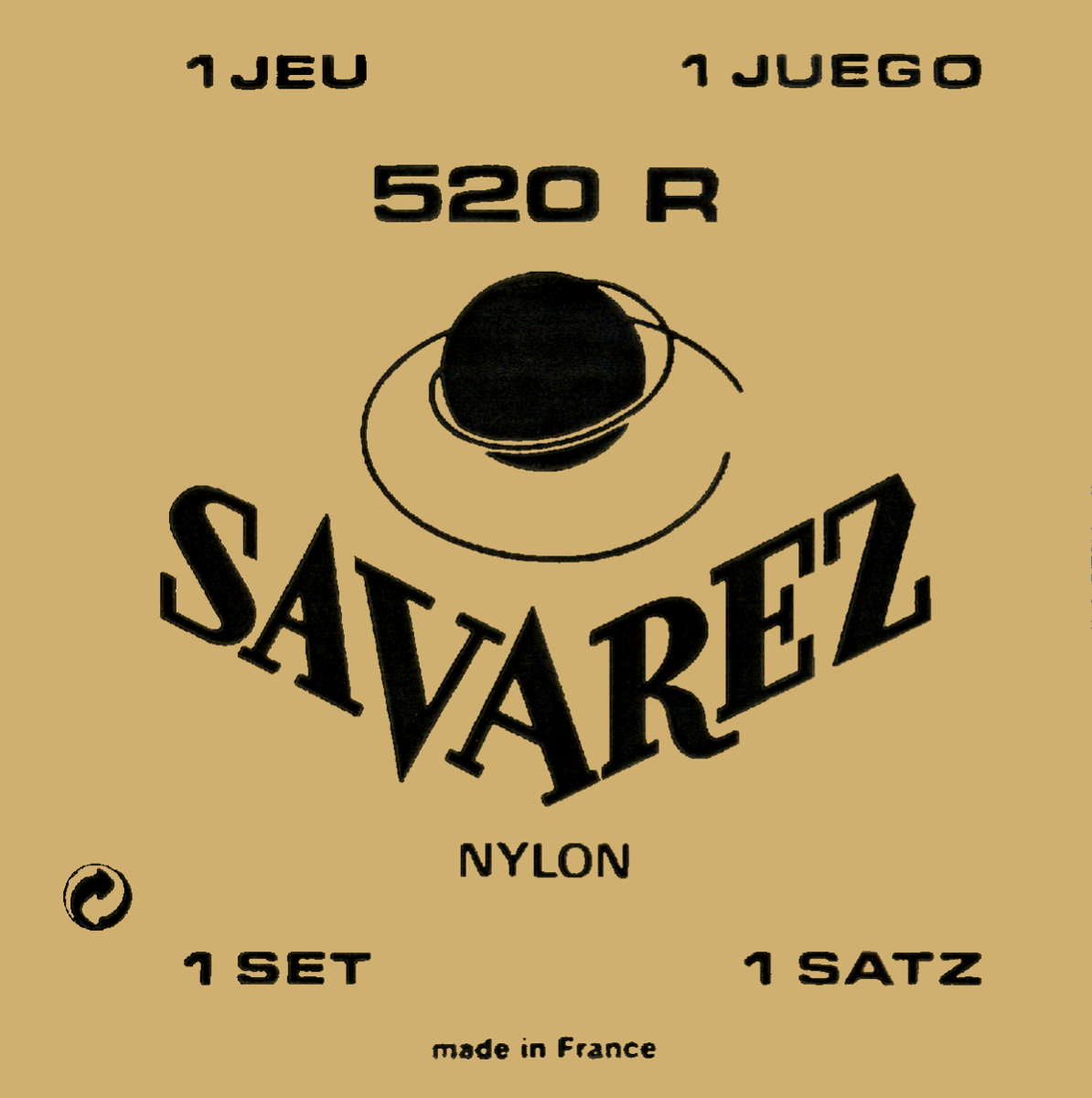 Savarez 520R Red Label Normal Tension Set Classical Guitar Strings