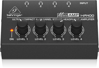 Behringer Microamp HA400 4 Channel Headphone Amp