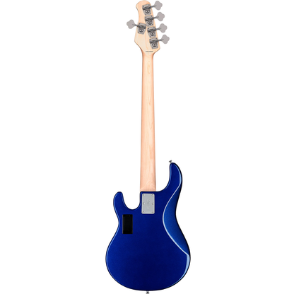 Sterling By Music Man StingRay 5 HH 5 String Bass Guitar in Cobra Blue