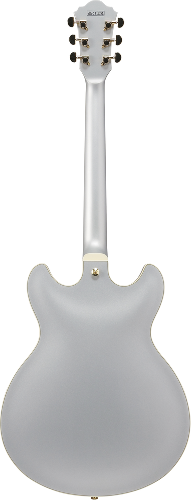 Ibanez Artcore AS73G Semi Hollow Electric Guitar in Moonstone Silver Flat
