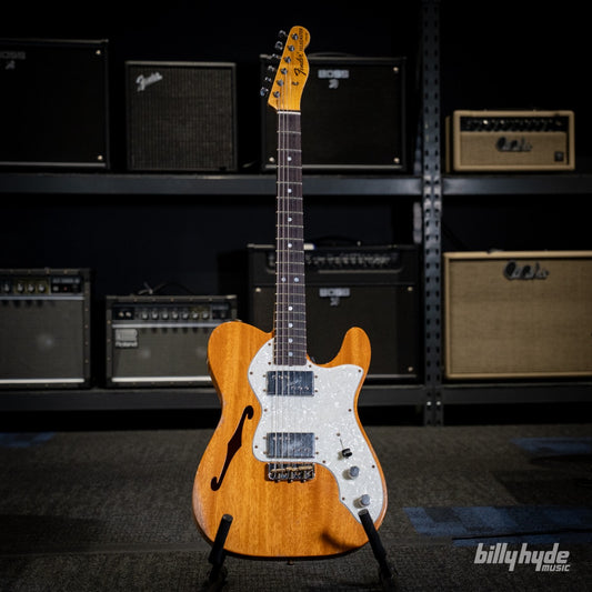 Fender Custom Shop Limited Edition 1964 Bobbed Telecaster Thinline Relic Electric Guitar in Aged Natural