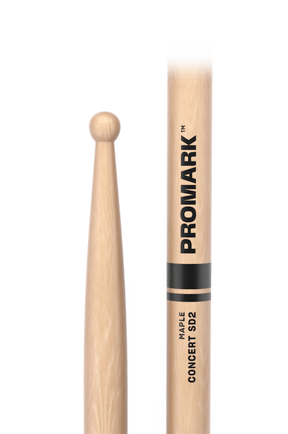 Promark Concert SD2 Lacquered Maple Wood Tip Drumstick