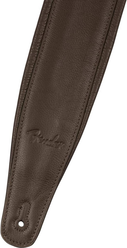 Fender 3.5" Premium Leather Strap in Brown