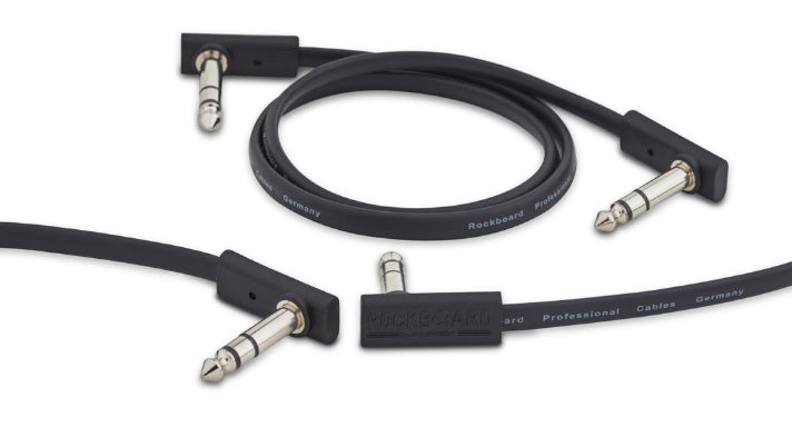 Warwick RockBoard 30cm Flat TRS Cable in Black