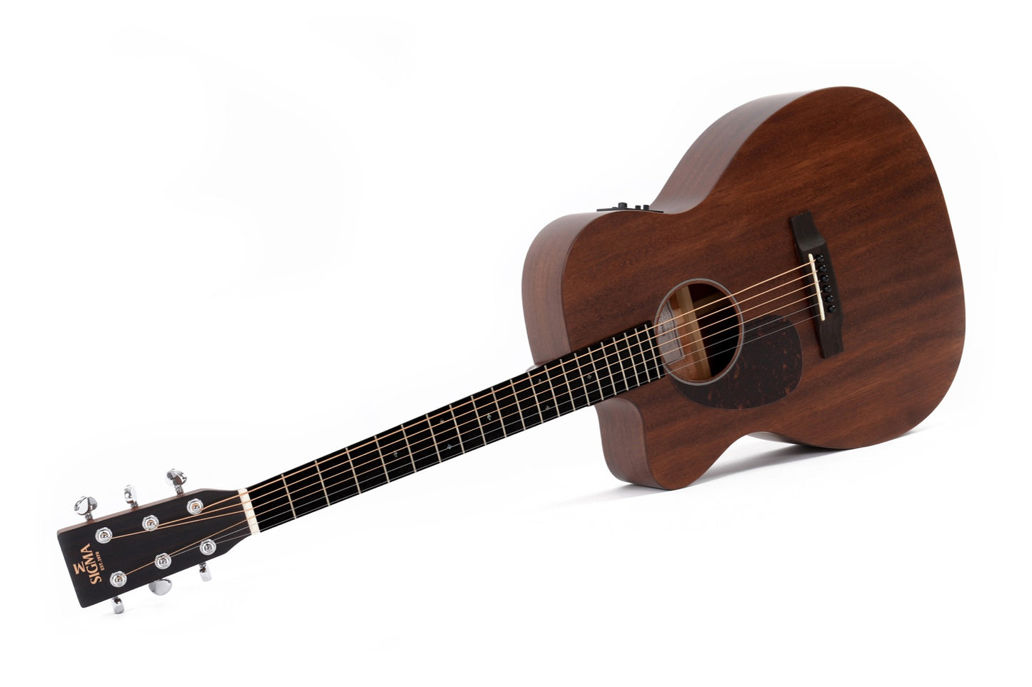 Sigma 000MC15EL 15 Series Left Handed Acoustic Electric Guitar in Mahogany