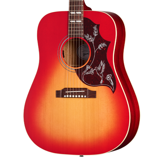 Gibson Hummingbird Special Acoustic Electric Guitar in Satin Vintage Cherry Burst