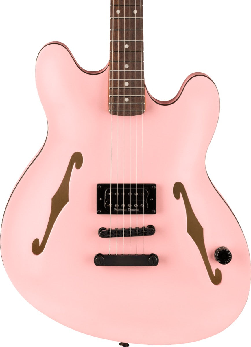 Fender Tom DeLonge Starcaster in Satin Shell Pink