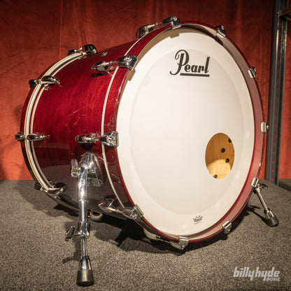 Pearl Masters Maple Pure 4-Piece 22" Shell Pack in Wine Red