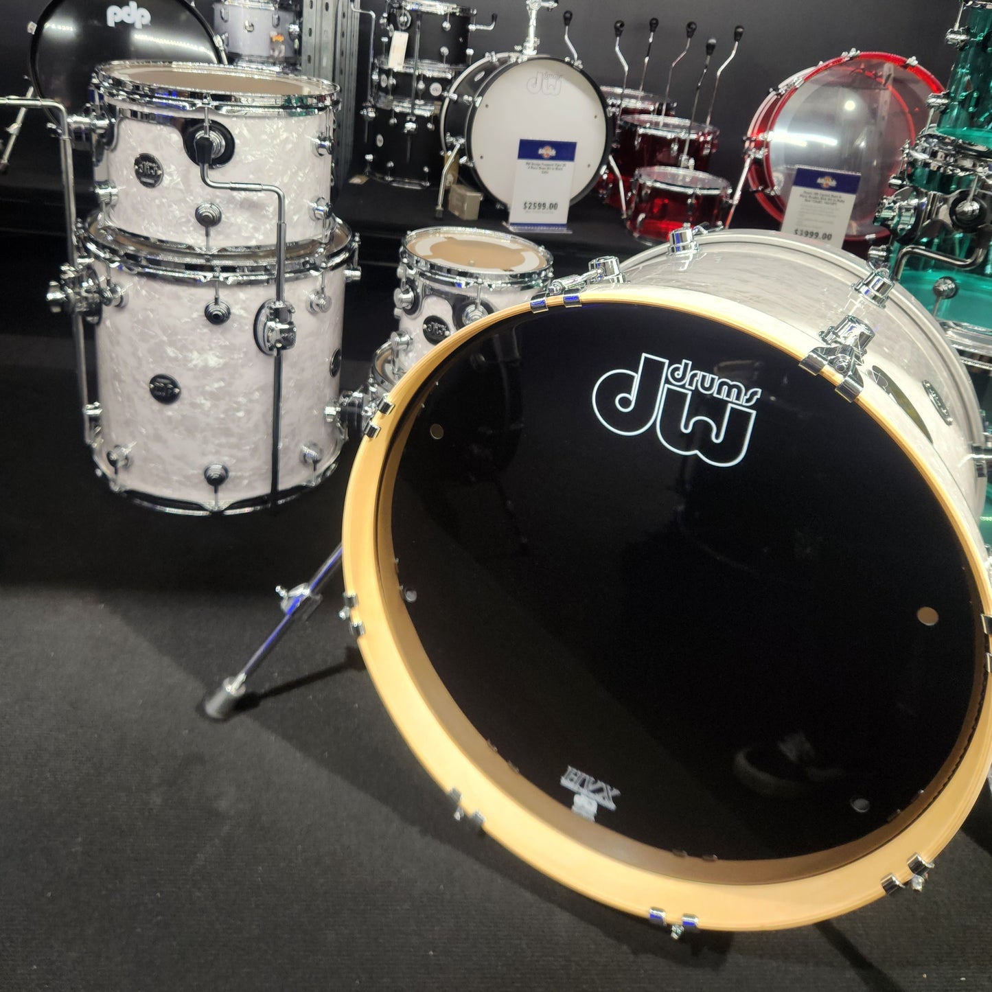 DW Performance Series 5-Piece Shell Pack in White Marine