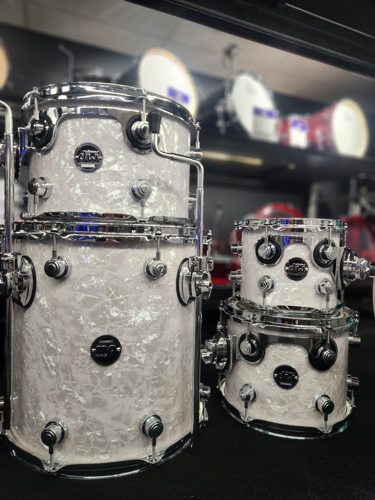 DW Performance Series 5-Piece Shell Pack in White Marine